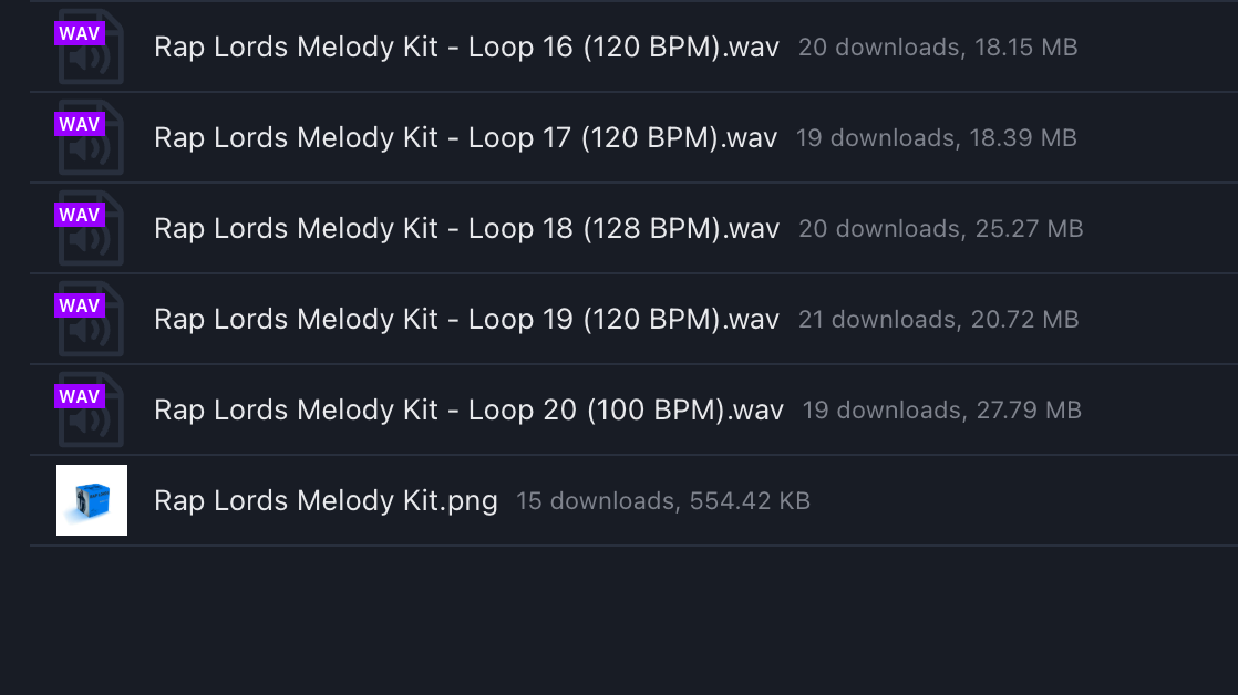 Rap Lords Melody Kit