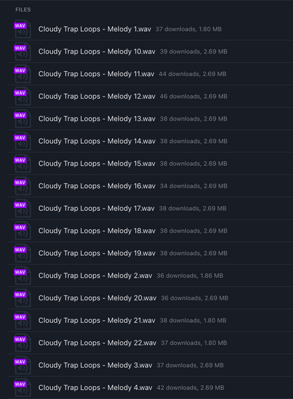 Cloudy Trap Loops Kit