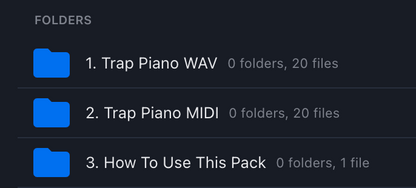 Trap Piano Loops Kit