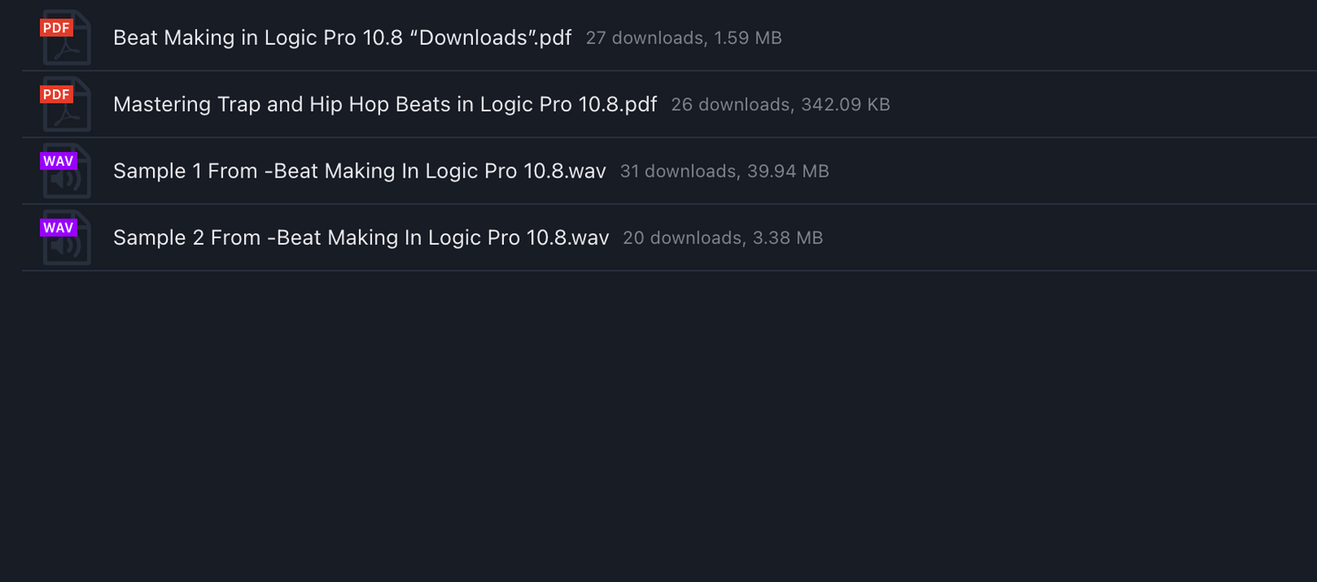 Beat Making In Logic Pro 10.8